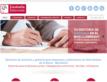 Tablet Screenshot of gestoriajuncosas.com